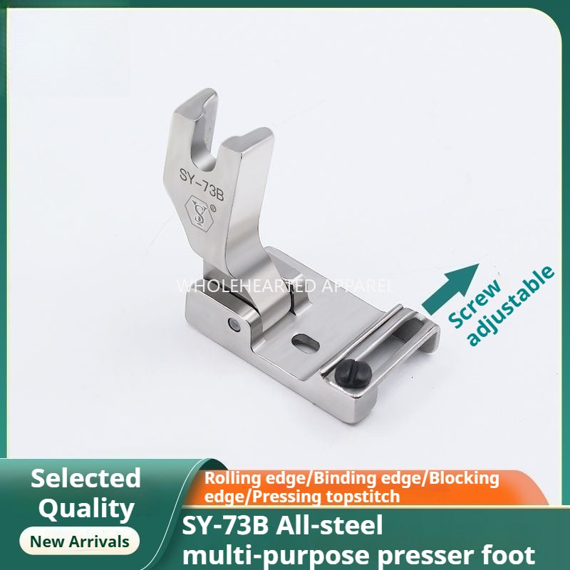 1388★  New SY-73B rib hemming hemming upper lace webbing neckline pressing line multi-functional presser foot★