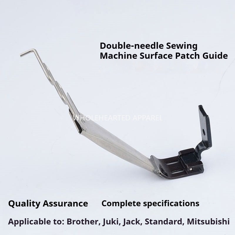1350★ Tube de guidage pour machine à coudre à double aiguille, pour fixation de ruban adhésif et pied presseur, tube de guidage pour adhésif de surface★