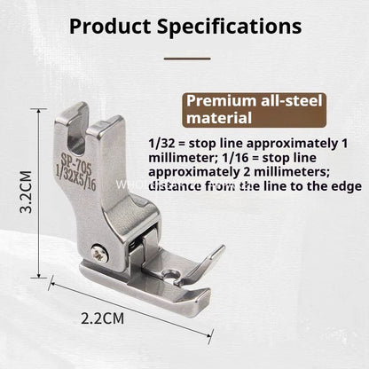 1426★ boutique all-steel computer flat car hemming hemming pull tube presser foot, upper sleeve auxiliary presser foot SP-705 high and low presser foot★