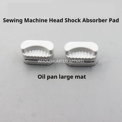 1267★  Computer flat car synchronous car sewing machine head shock-proof pad rubber pad machine head hook pad oil tray size corner pad★