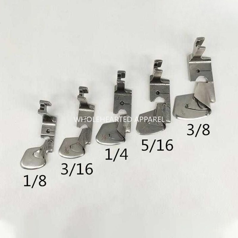 1236★  Daqian brand Internet celebrity curved crimping presser foot, silk chiffon thin material hemming hemming drum, hemming device★