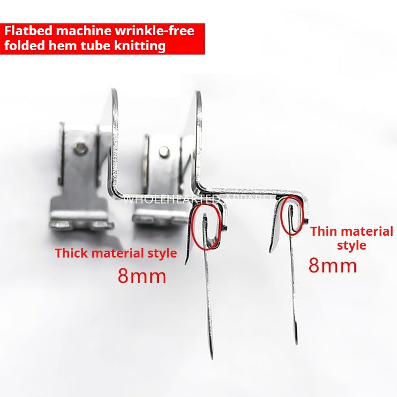 1114★  Sewing machine accessories, new adjustable flat car, non-ironing, lower folding edge pull cylinder, door placket sticker, turtle back arc splicing seam roll★