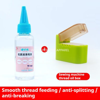 1063★ Boîte à fil universelle pour machine à coudre, nouvelle couleur, embout huileux, godet d'huile en silicone, fil anti-casse, fil anti-dédoublement★