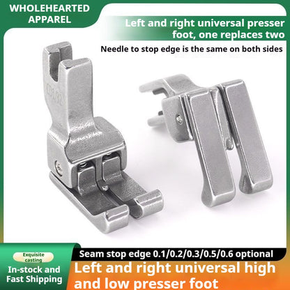 1124★  New high and low presser foot flat car left and right general CD1/32 computer sewing machine special multi-functional accessories Daquan★