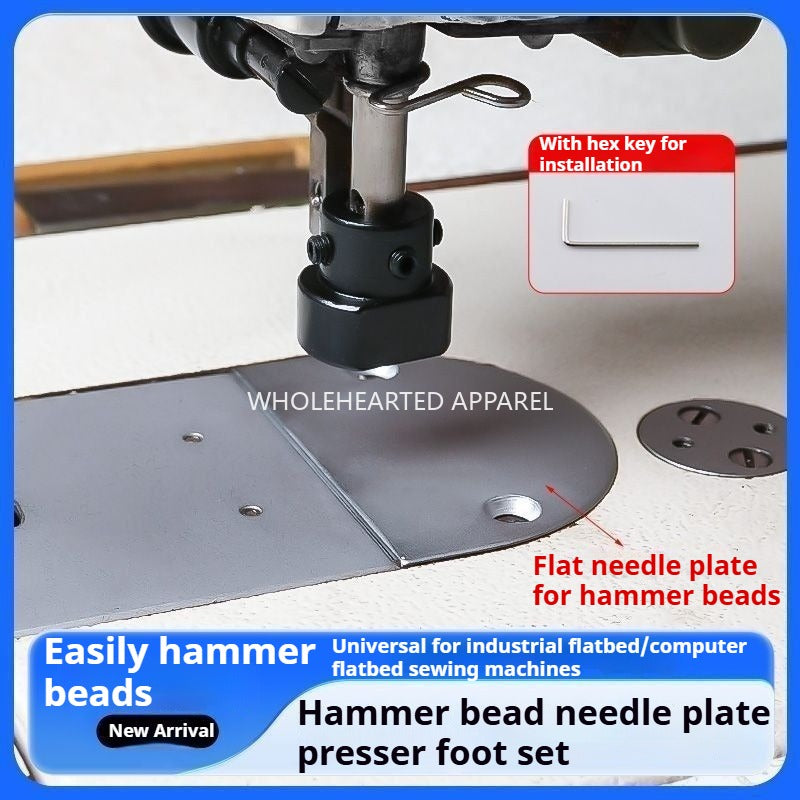 1587★Special Hammer Mold for Sewing Machine | Sequin Edge Finishing Mold | Essential Tool for Garment Processing★