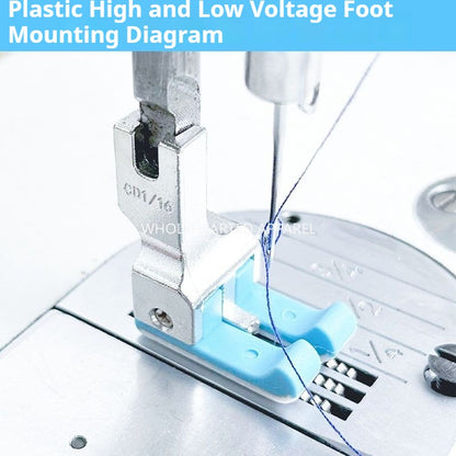 1363★  [Buy one get two free] New left and right high and low presser foot plastic left and right universal rib stop pressure 0.10.2 line★