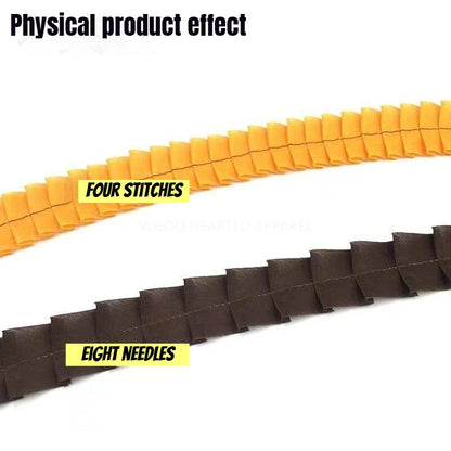 1100★  New industrial sewing machine automatic wrinkler, wrinkle presser with four needles and one fold, eight needles and one fold wrinkler★