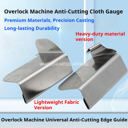 1266★  New overlock sewing machine, edging machine, anti-cutting cloth setting, edging car, anti-flipping positioning ruler, anti-cutting★