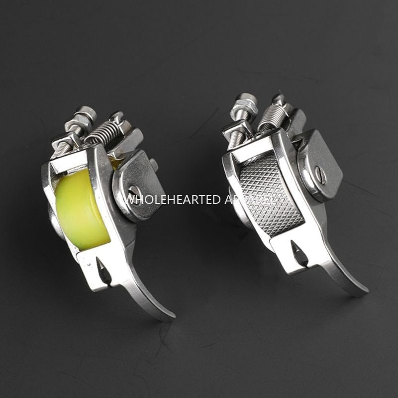 1347★  Flat car hemming device, roller presser foot A10 hemming pull roller, presser foot bag, border protection, push cloth, rush cloth, thin and thick eat all★