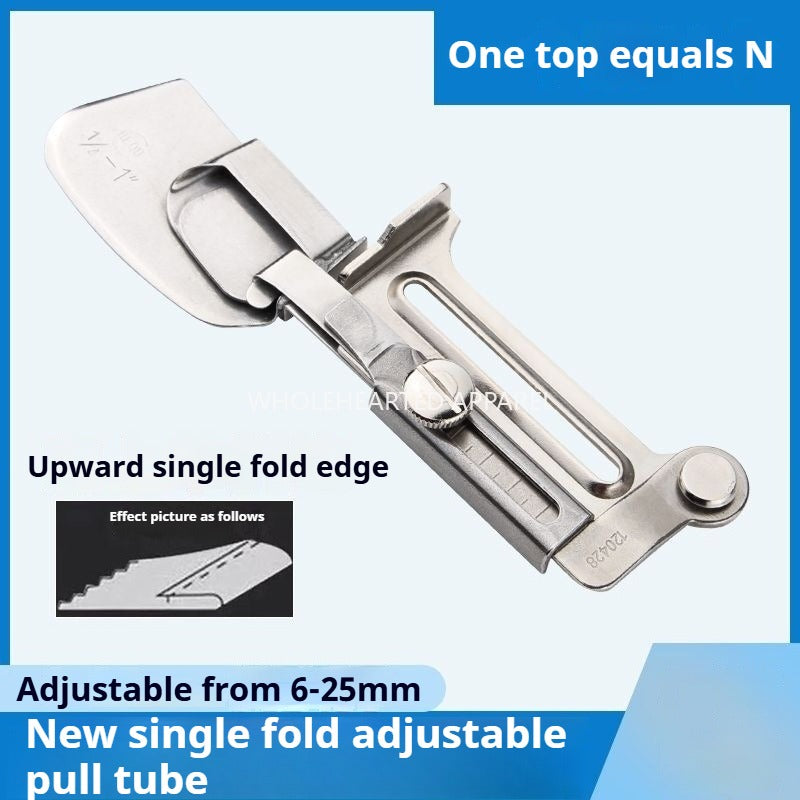 1104★  New adjustable DAYU226 pull tube, loose mouth pull foot tube, single fold up and down pendulum tube, single layer folded edge curling pull tube★