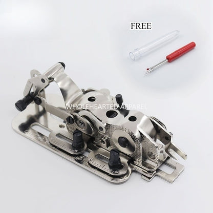 1392★Nueva plataforma industrial antigua máquina de coser de pedal doméstica, dispositivo de ojal, funda de botón★