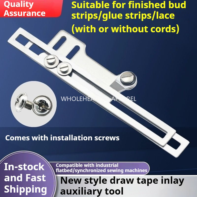 1068★  New hemp rope inlaid webbing pull tube sewing lace quilt cover quilt width adjustable multi-functional auxiliary tool★
