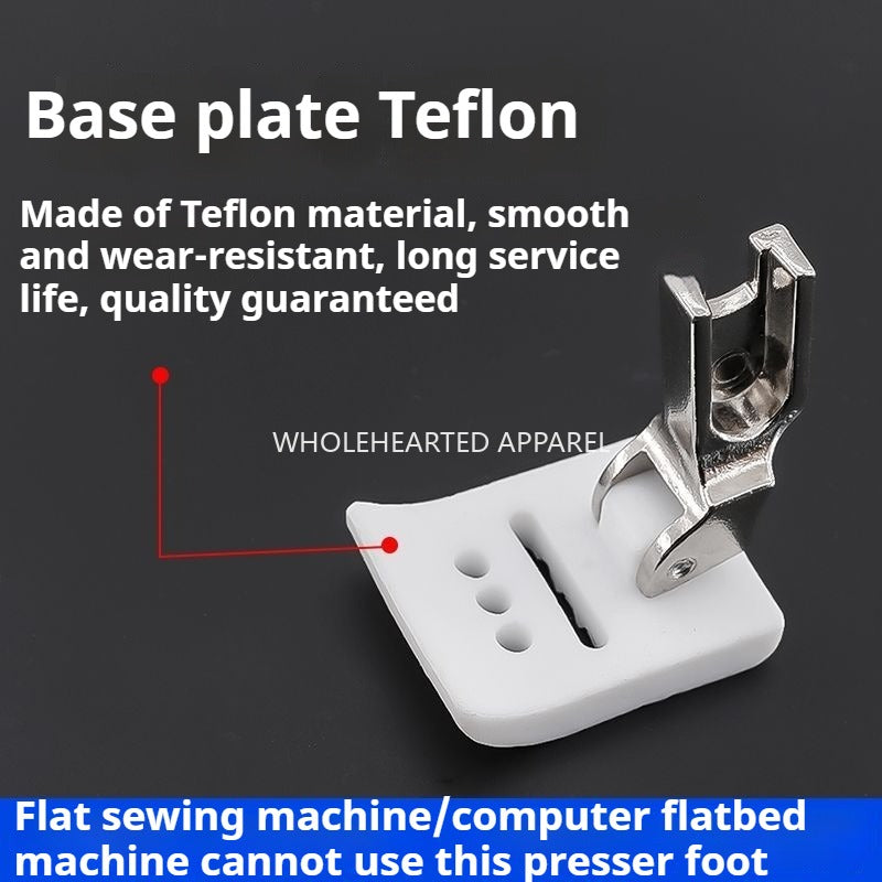 1632★  New T652 Sancao inlaid rope presser foot herringbone car zigzag sewing machine Teflon baseplate sewing accessories wear-resistant★