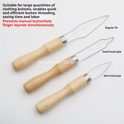 1037★  Clothing factory quick button tool, button tool, button tool, button threader DIY tool★