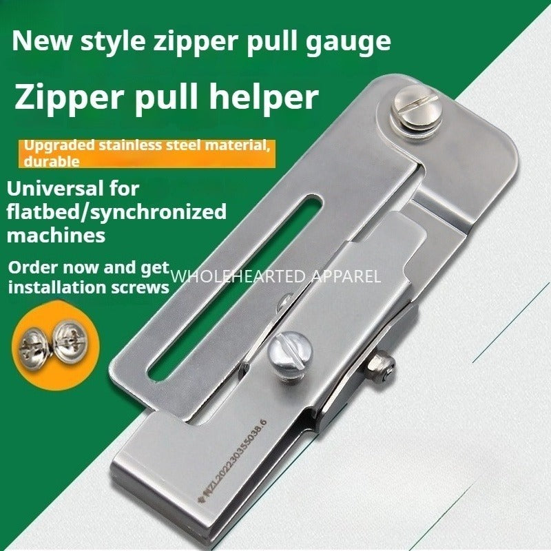 1695★  New zipper regulation, upper zipper, zipper line regulation, flat car sewing placket line clip zipper locator★