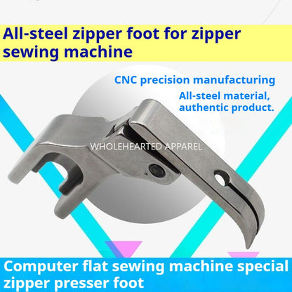 1360★ Nouveau pied-de-biche pour fermeture éclair P363, pied-de-biche plat tout acier pour machine à coudre, pied-de-biche étroit 0,3, pied-de-biche étroit pour machine à coudre★