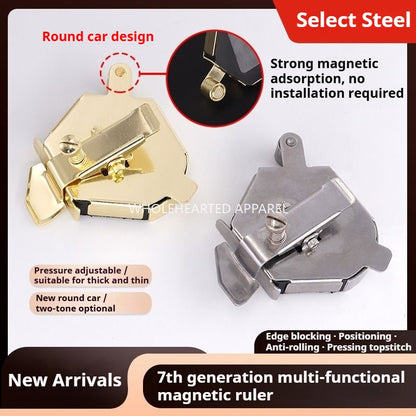 1021★ Nouvel accessoire de machine à coudre hexagonale multifonctionnelle de septième génération pour le tirage de fil de pression à nervure fixe ★