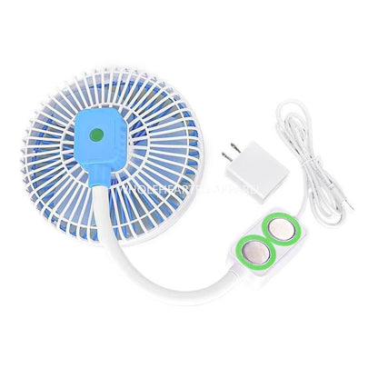 1278★ Nouveau ventilateur spécial machine à coudre 6,5 pouces, vitesse de vent puissante, double aimant, ventilateur électrique plat industriel pour voiture★
