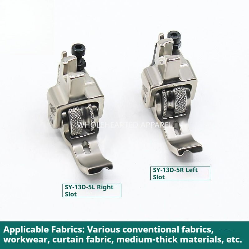 1094★ Boutique all-steel roller with embedded rope presser foot Flat car with slot embedded rope tooth strip presser foot★