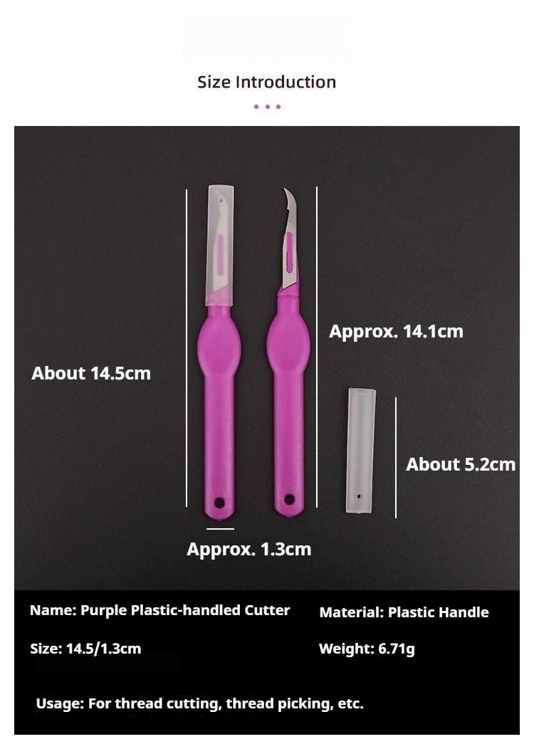 1669★ Nuevo artefacto para quitar hilos, accesorios de costura DIY de mano afilada, herramienta de costura multifuncional para el hogar para cortar hilos★