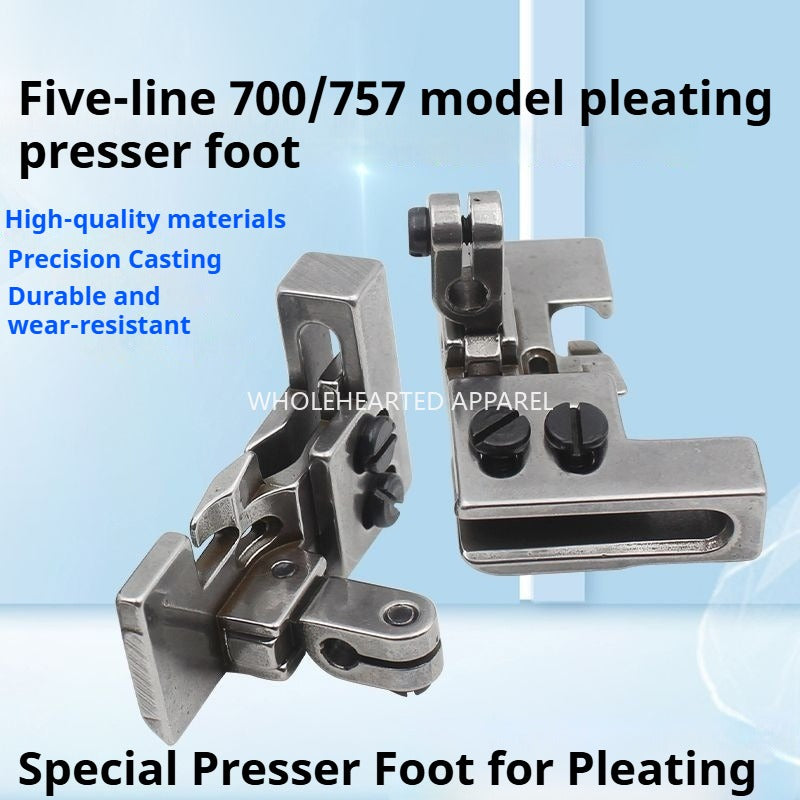 1541★  Discounted wrinkle presser foot, four-wire and five-wire edge locking machine, discounted wrinkle presser foot, double-layer sewing machine accessories★