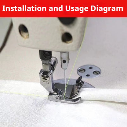 1052★  Industrial flat car, computer flat car, upper collar, universal presser trouser foot hemming artifact, elastic webbing on rubber band★