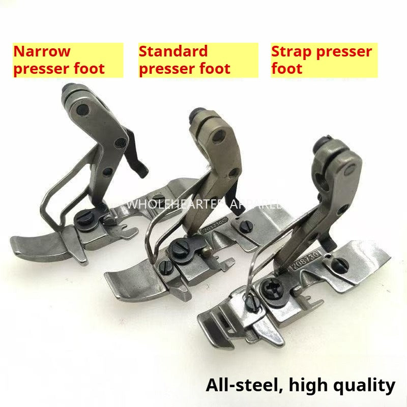 1040★ Pied-de-biche Jack Pegasus M800/988, pied-de-biche pour bandoulière, surjeteuse EX, pied-de-biche à quatre fils avec verrouillage de bord, pied-de-biche étroit★