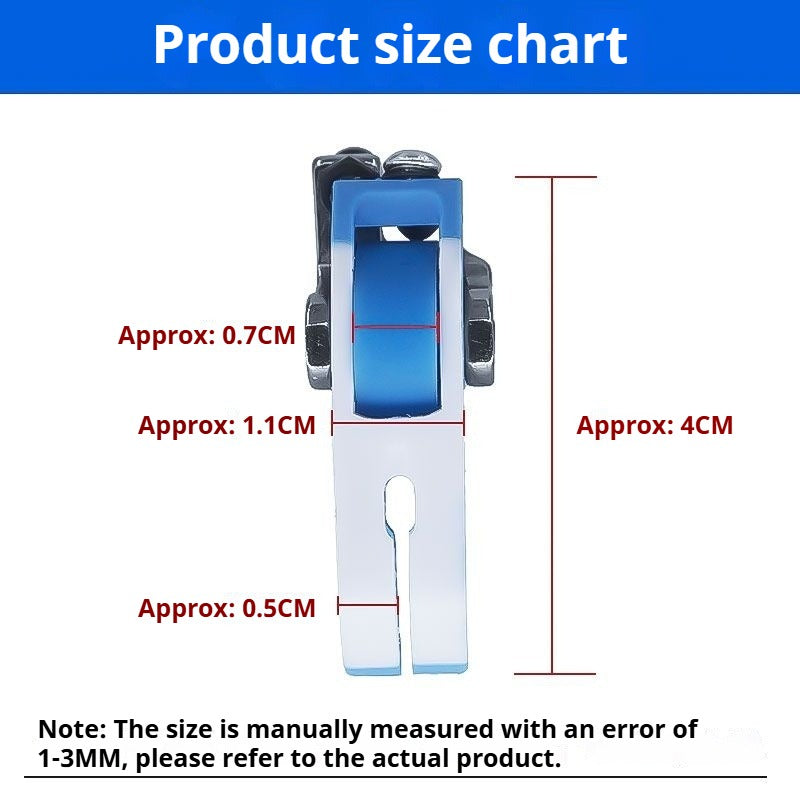 1239★  New flat car special Teflon narrow roller presser foot anti-eating cloth rush cloth★