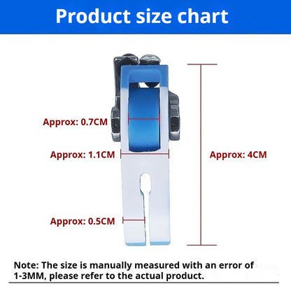 1239★  New flat car special Teflon narrow roller presser foot anti-eating cloth rush cloth★