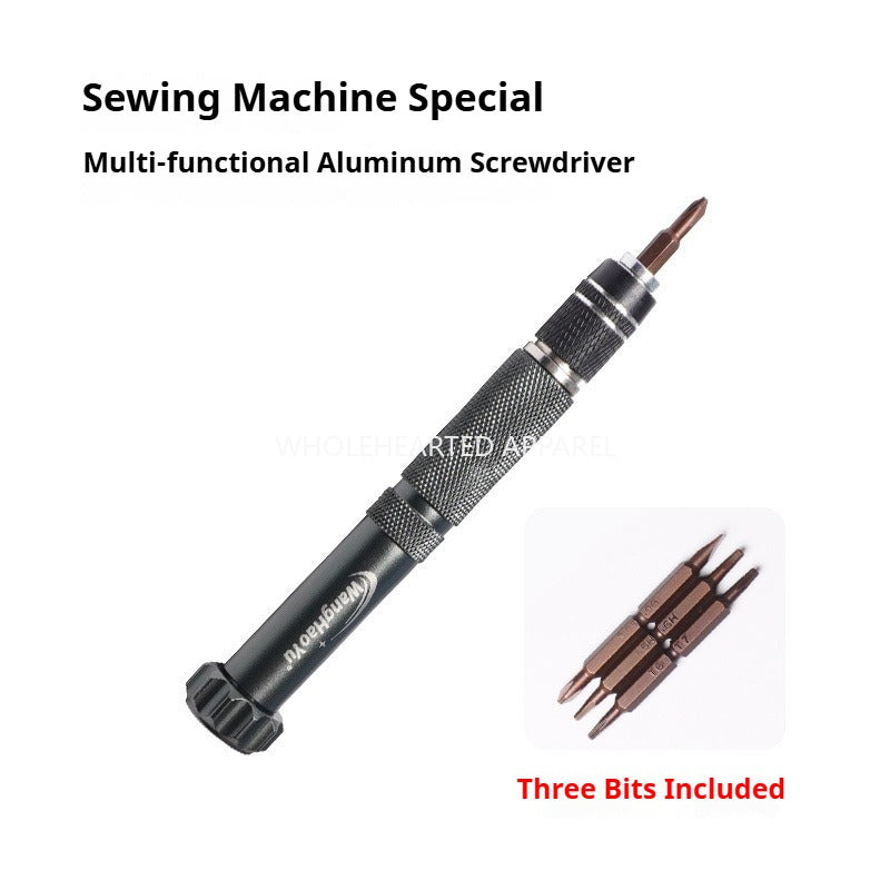 1544★  Electronic wire clamp special multi-functional aluminum alloy screwdriver finishing S2 machine repair tool sewing machine accessories★