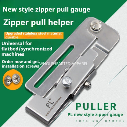 1695★  New zipper regulation, upper zipper, zipper line regulation, flat car sewing placket line clip zipper locator★