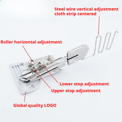 1719★  Sewing machine accessories adjustable K10 knitted elastic fabric pull cylinder flat car sewing machine computer car oblique strip hemming cylinder★