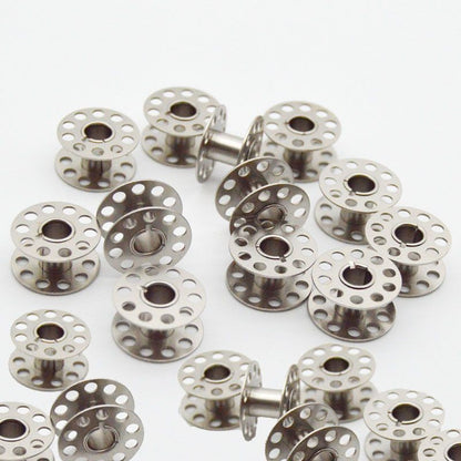 1864★ Perforated Metal Bobbins for Vintage Domestic Sewing Machines, Bee, Feiren, and Butterfly Models★