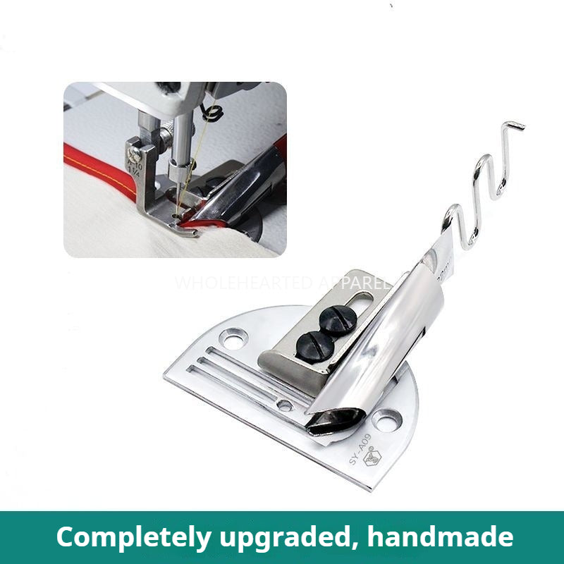 1736★ New Model SY A09 Premium Handmade Single Fold Binder Lockstitch And Compound Feed Machine Webbing Binding Attachment★