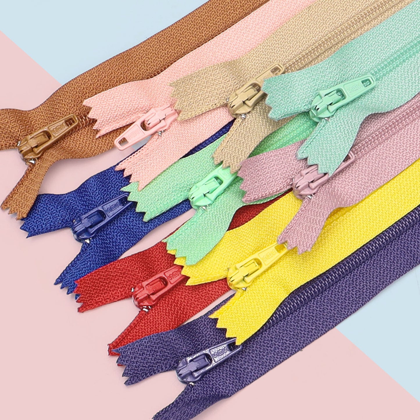 3067  7 inch SBS nylon zipper placket pocket zipper 18 cm net length 20 cm whole length 100 pieces 1 pack