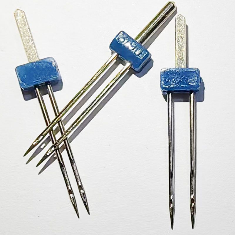 1868★ Twin Needle for Domestic Sewing Machines, Sizes 2/3/4, Compatible with Brother, Butterfly, and Juki-Style Models★