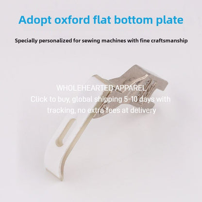 1479★  Smart foot brand T363 plastic presser foot industrial flat car computer flat car general purpose Teflon rubber presser foot white rubber presser foot