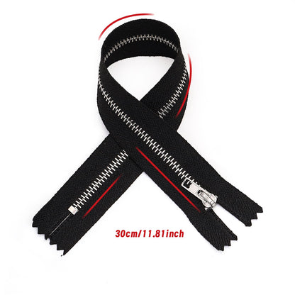 3076  Zipper Metal Zipper No. 3 Platinum Closed Tail Not Tail Automatic Head Clothing Luggage Doll Available