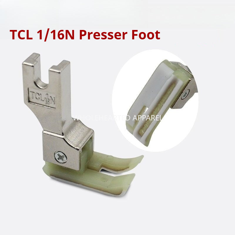 1802★All-Steel Grooved Compensating Presser Foot CR1/32N for Lockstitch Sewing Machines★