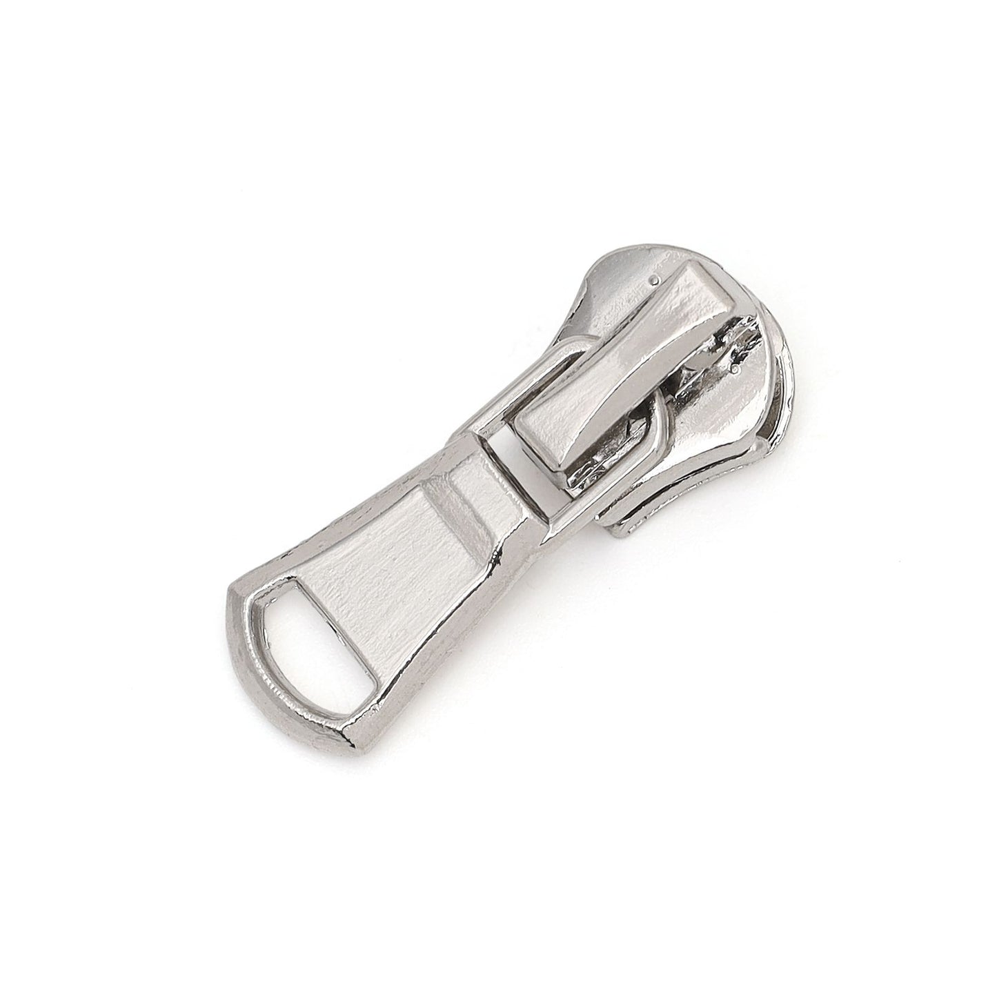 3093  Zipper No. 3 and No. 5 metal slider A3025 white light gold gun color slider zinc alloy clothing and luggage zipper applicable