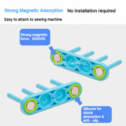 1010★V2 |  Magnetic Bobbin Holder Rack for Sewing Machines, No Installation Required.