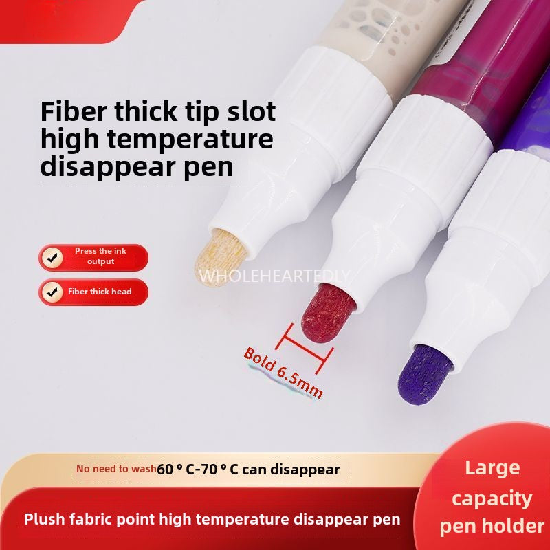 1018★ Big Mac high temperature disappearance pen extra thick clothing factory special marker pen scribing ironing pen heating automatic fading pen