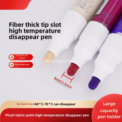 1018★ Big Mac high temperature disappearance pen extra thick clothing factory special marker pen scribing ironing pen heating automatic fading pen