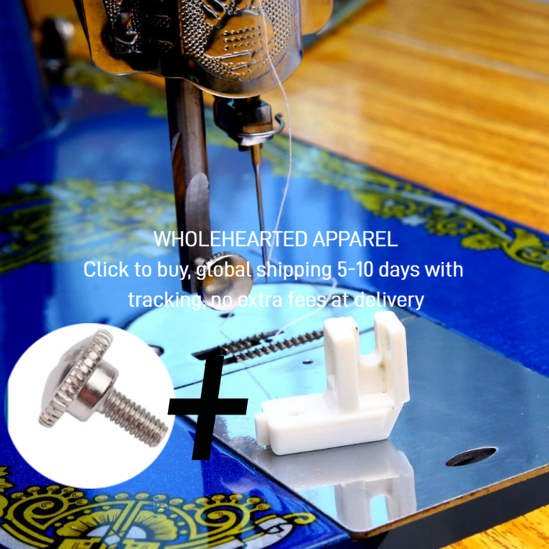 1524★  Butterfly, trapeze, household, vintage, foot pedal, sewing machine, accessories, plastic invisible zipper presser foot