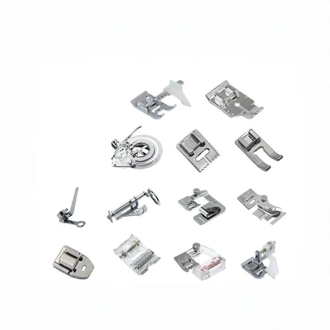 1910★ Home Sewing Machine Presser Foot Set with Needles, Hemming and Binding Accessories★
