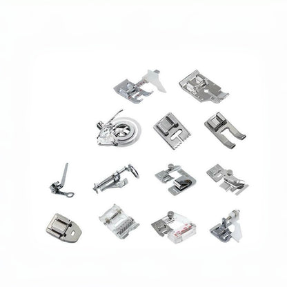 1910★ Home Sewing Machine Presser Foot Set with Needles, Hemming and Binding Accessories★
