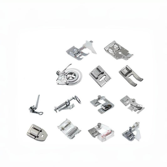 1910★ Home Sewing Machine Presser Foot Set with Needles, Hemming and Binding Accessories★