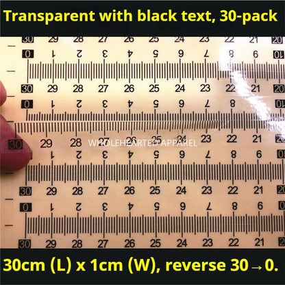 1603★ [Autoadhesivo transparente] Escala autoadhesiva transparente autoadhesiva pegajosa impermeable escala media subescala pegatina envío gratis se puede personalizar pegatina de PVC★