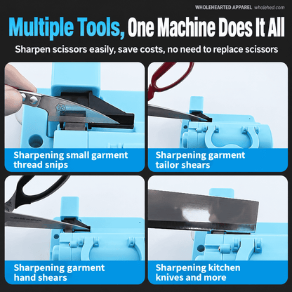 1699★ Garment Factory Scissor and Knife Sharpener for Tailor Shears Thread Snips and Kitchen Scissors.