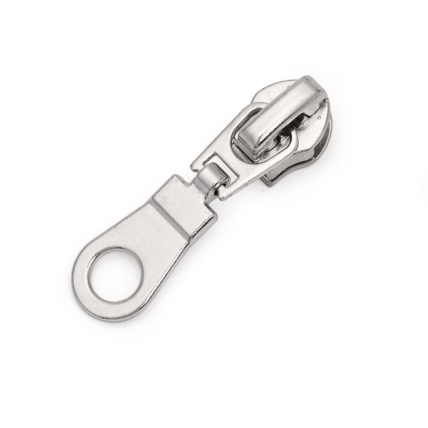 3104  Zipper No. 5 nylon positive wear Jitong head electroplating color multi-color optional with lock zinc alloy luggage jacket zipper is suitable